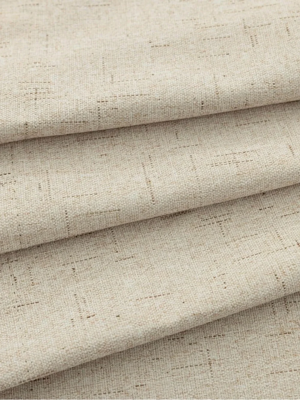 Beige Linen Blackout Curtains Drapes Living Room Light Tan Thermal 52w × 84in